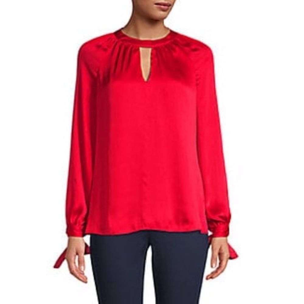 Trina Turk Women’s Water Lily Top in Crimson